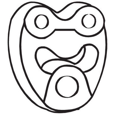 Bandes de caoutchouc (échappement) BOSAL