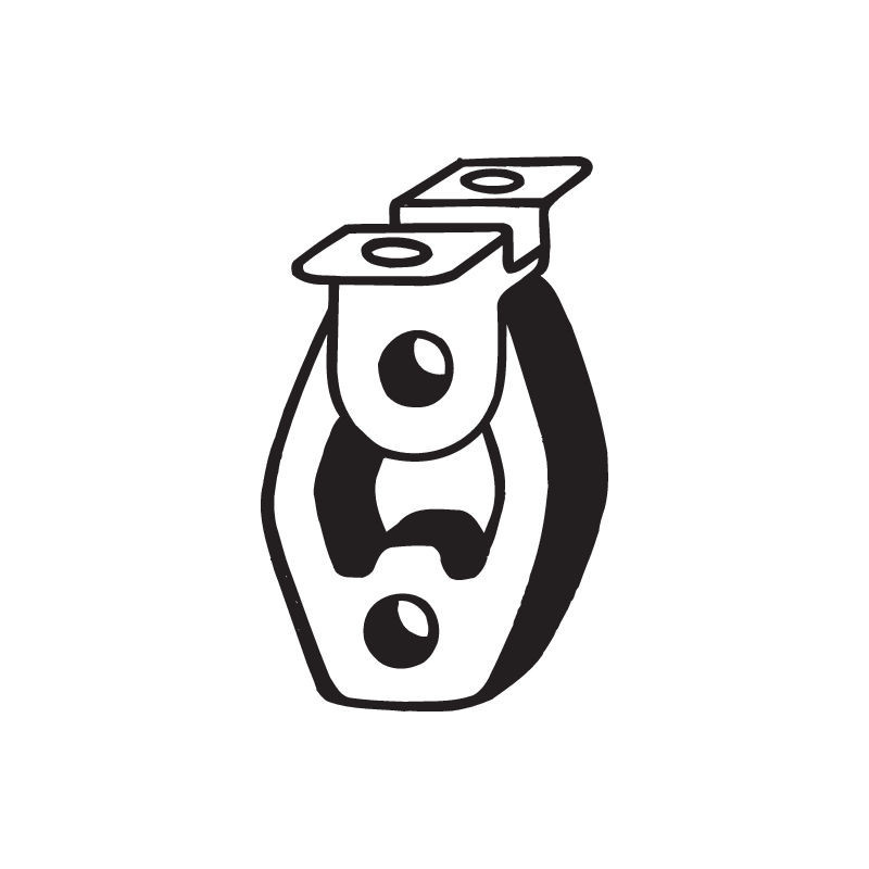 Bandes de caoutchouc (échappement) BOSAL