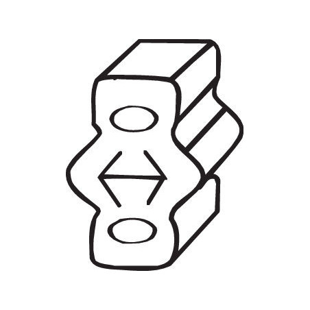 Bandes de caoutchouc (échappement) BOSAL