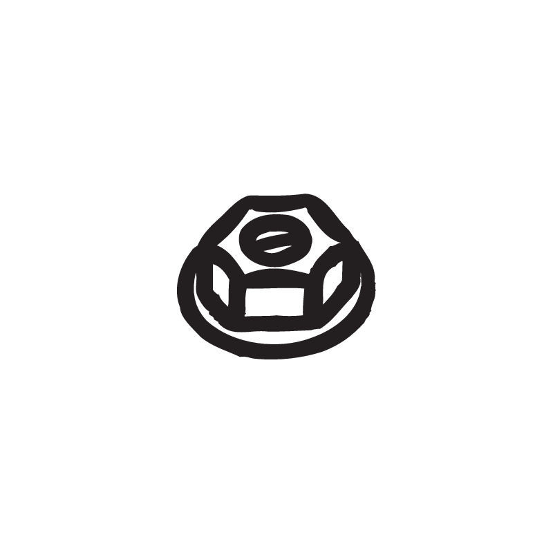 Écrou (collecteur des gaz d'échappement) BOSAL