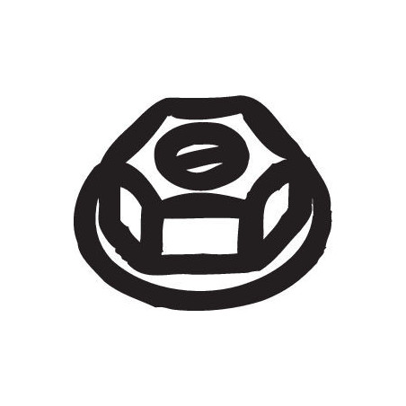 Écrou (collecteur des gaz d'échappement) BOSAL