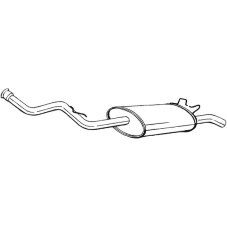 Silencieux arrière BOSAL