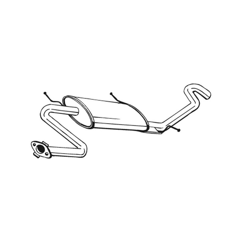 Silencieux arrière BOSAL