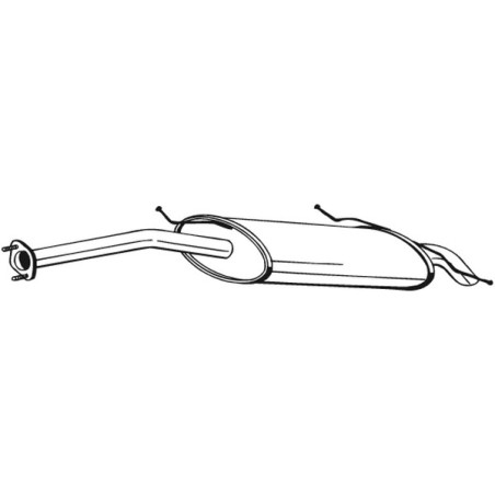 Silencieux arrière BOSAL