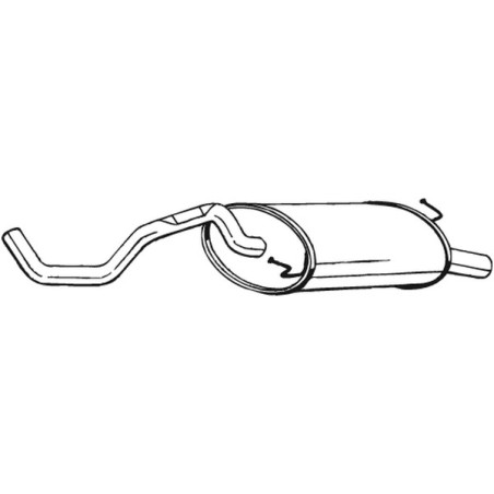 Silencieux arrière BOSAL