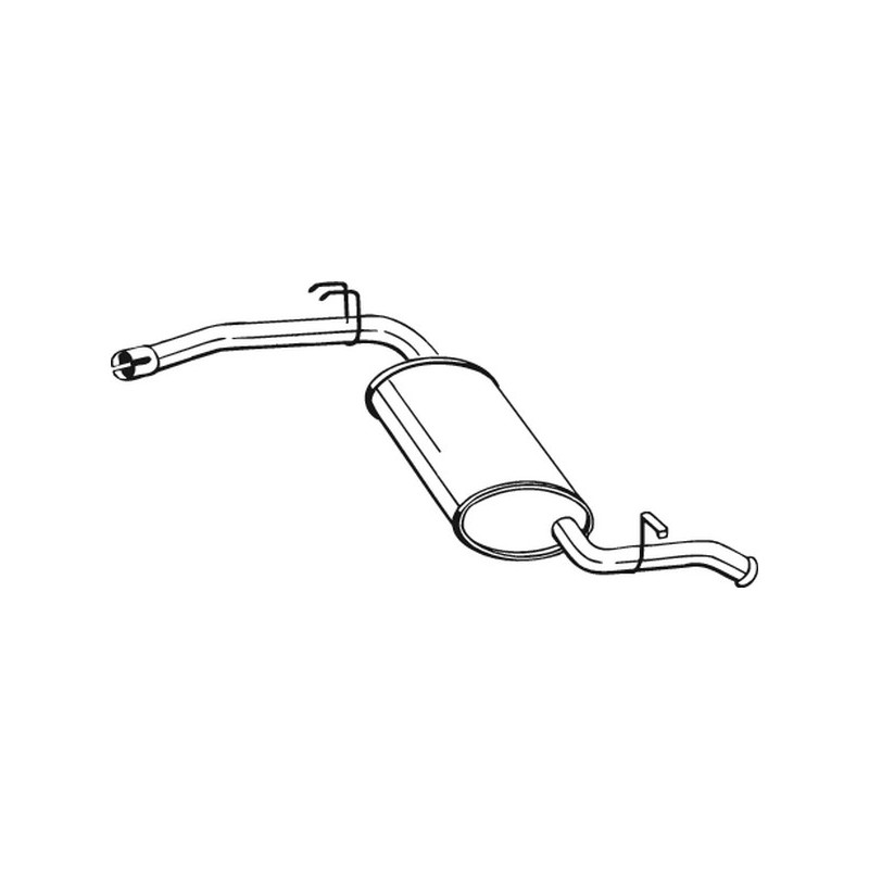 Silencieux arrière BOSAL