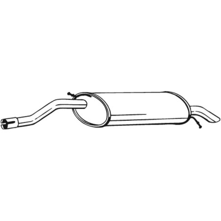 Silencieux arrière BOSAL
