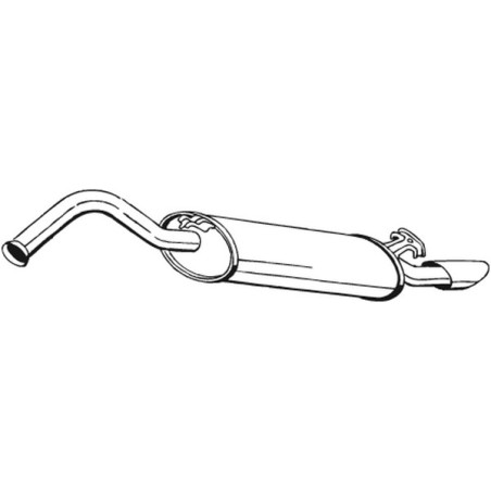 Silencieux arrière BOSAL