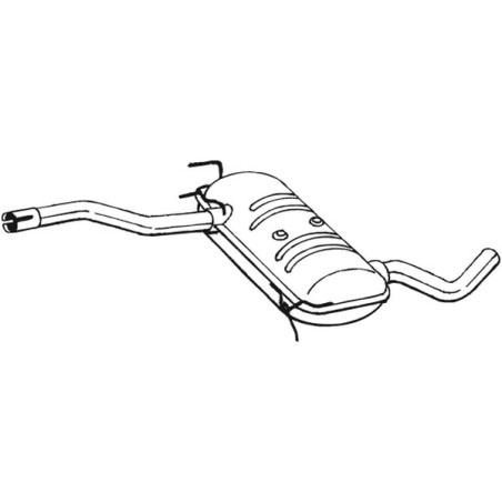 Silencieux intermédiaire BOSAL