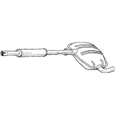 Silencieux intermédiaire BOSAL