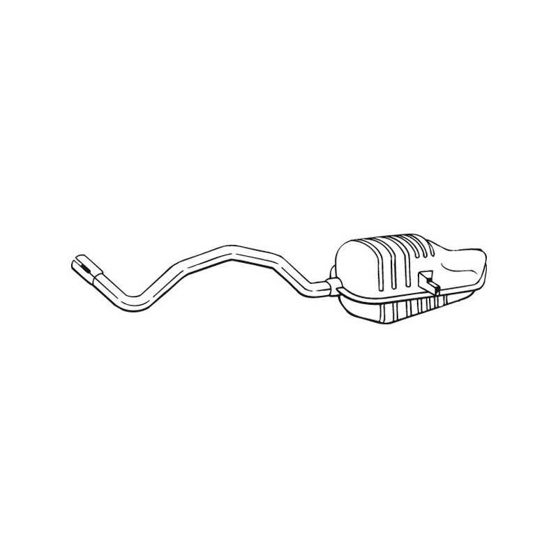 Silencieux arrière BOSAL