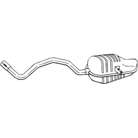 Silencieux arrière BOSAL