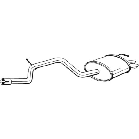 Silencieux arrière BOSAL