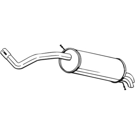 Silencieux arrière BOSAL