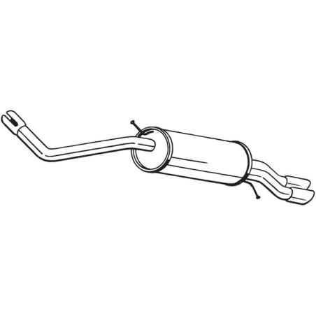 Silencieux arrière BOSAL