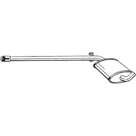 Silencieux intermédiaire BOSAL