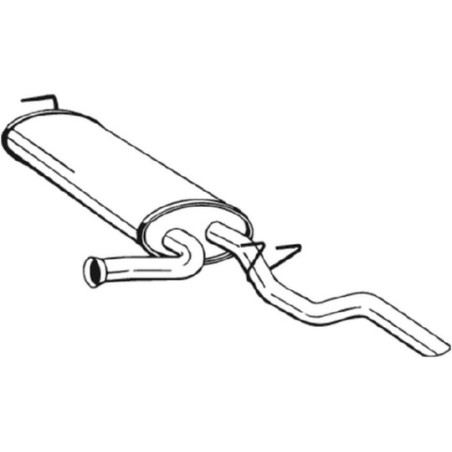 Silencieux arrière BOSAL