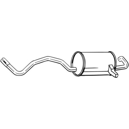Silencieux arrière BOSAL