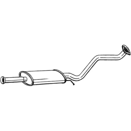 Silencieux intermédiaire BOSAL