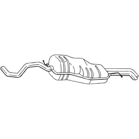 Silencieux arrière BOSAL