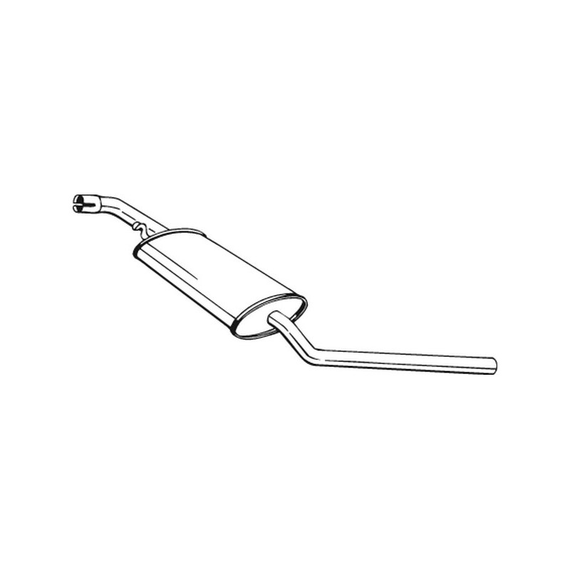 Silencieux intermédiaire BOSAL