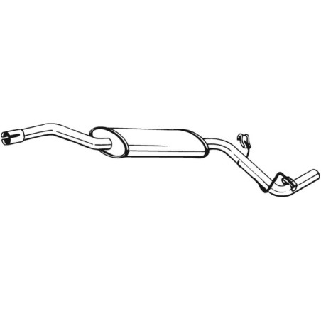 Silencieux intermédiaire BOSAL