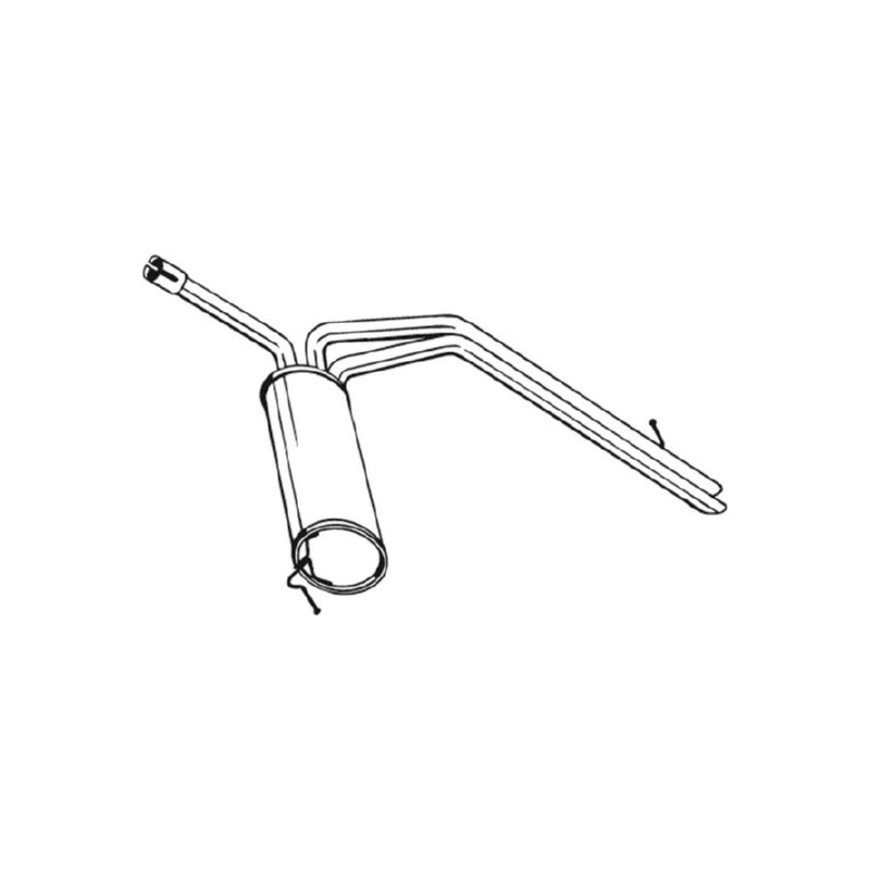 Silencieux arrière BOSAL