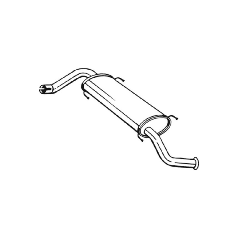 Silencieux arrière BOSAL