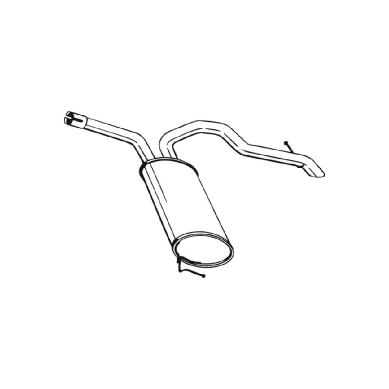 Silencieux arrière BOSAL