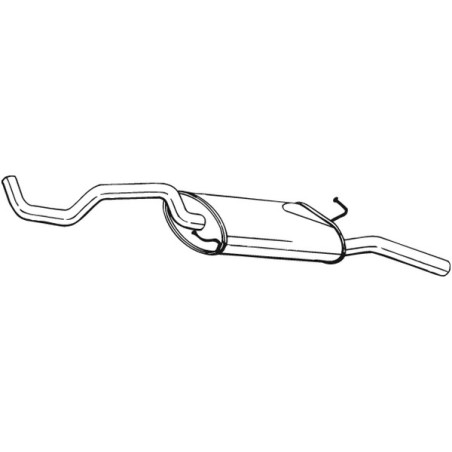 Silencieux arrière BOSAL