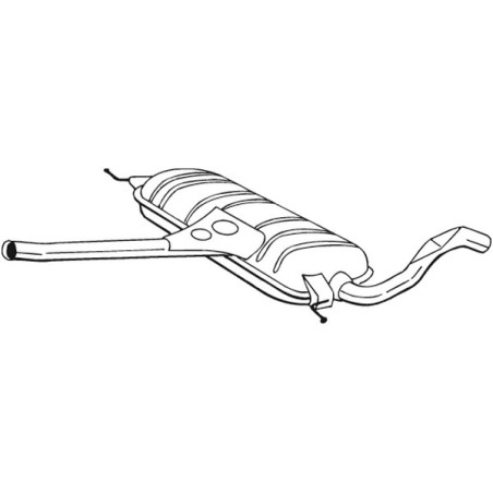 Silencieux intermédiaire BOSAL