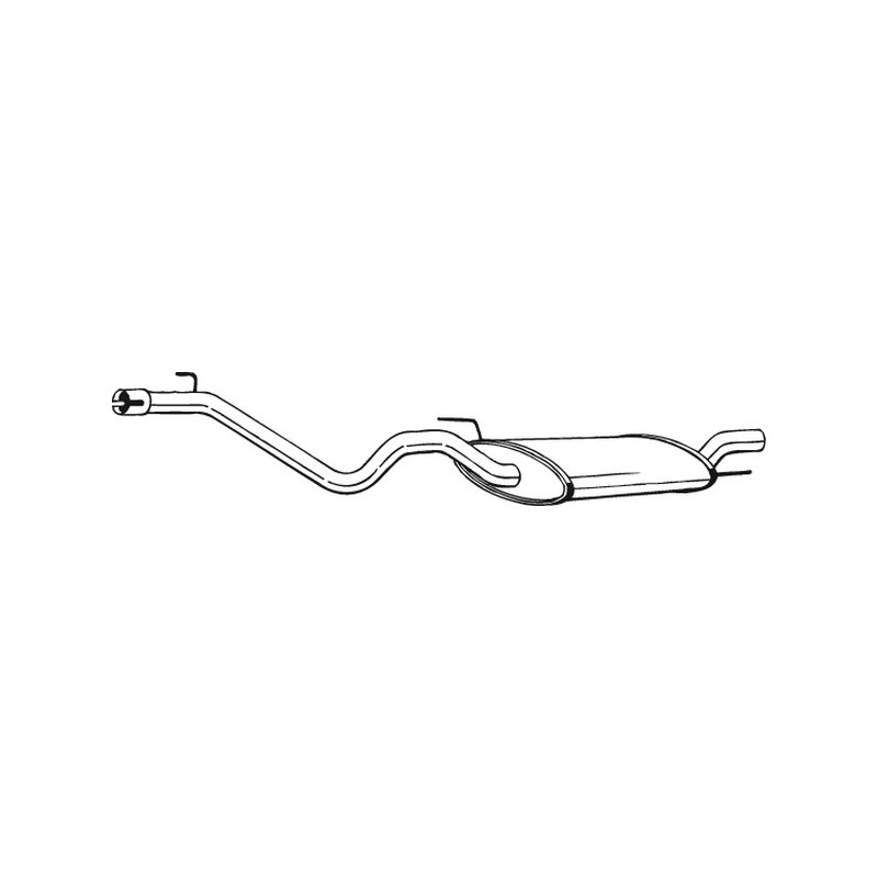Silencieux arrière BOSAL