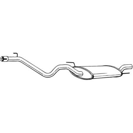 Silencieux arrière BOSAL