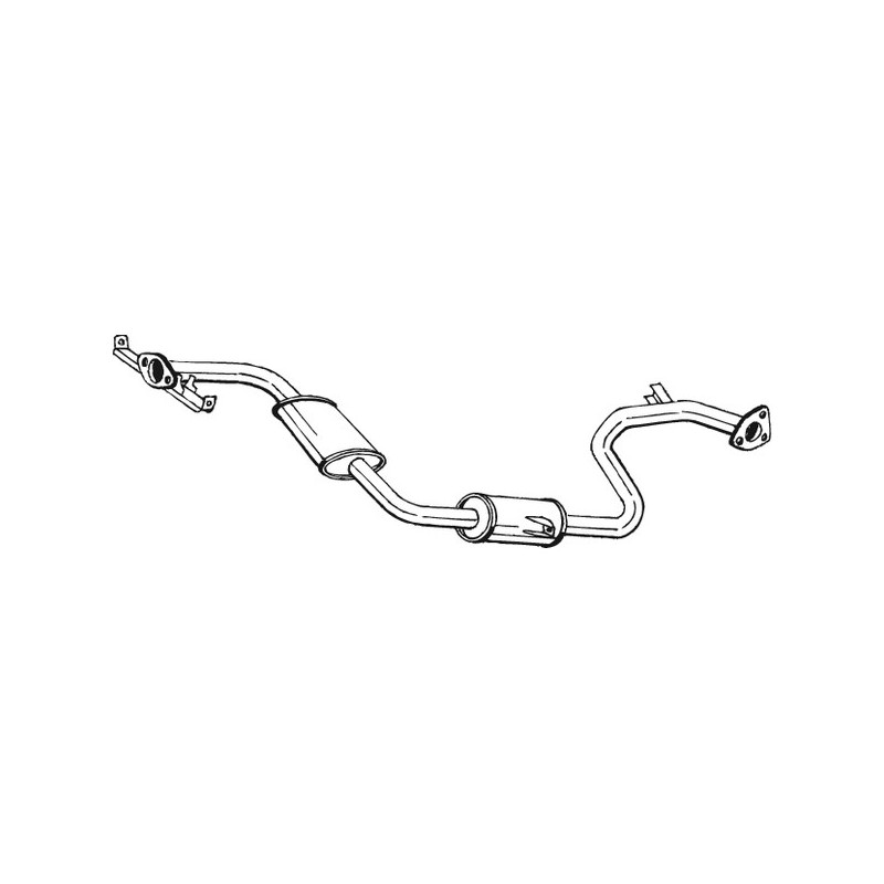 Silencieux intermédiaire BOSAL