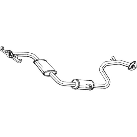 Silencieux intermédiaire BOSAL