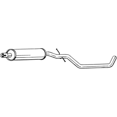 Silencieux intermédiaire BOSAL