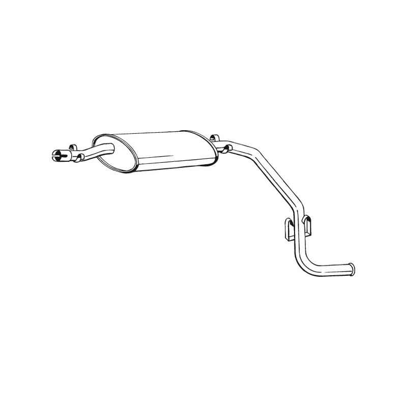 Silencieux arrière BOSAL