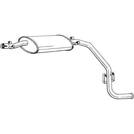 Silencieux arrière BOSAL