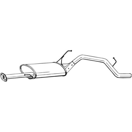Silencieux arrière BOSAL