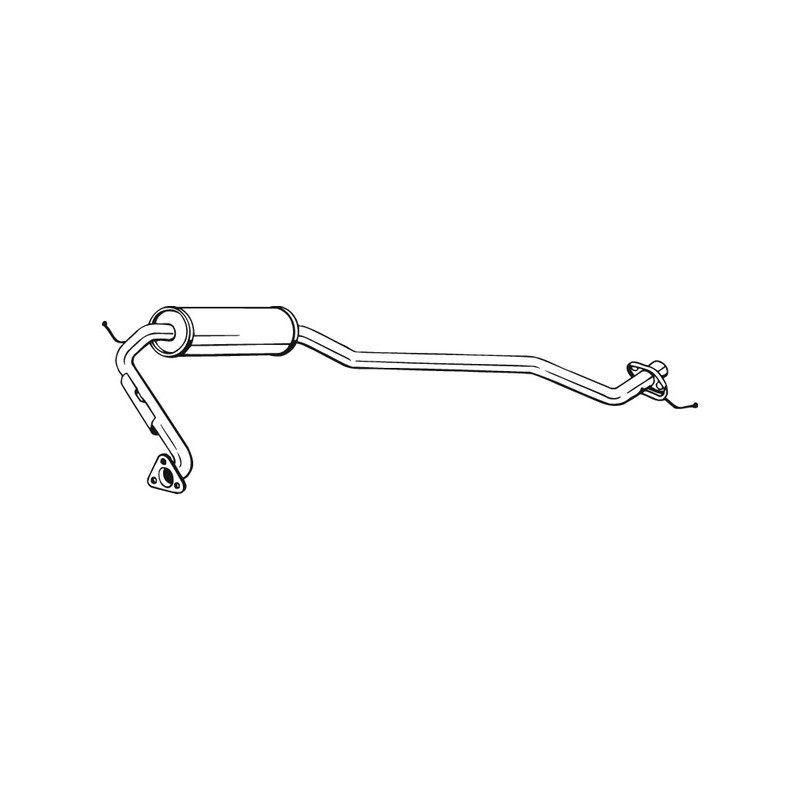 Silencieux intermédiaire BOSAL