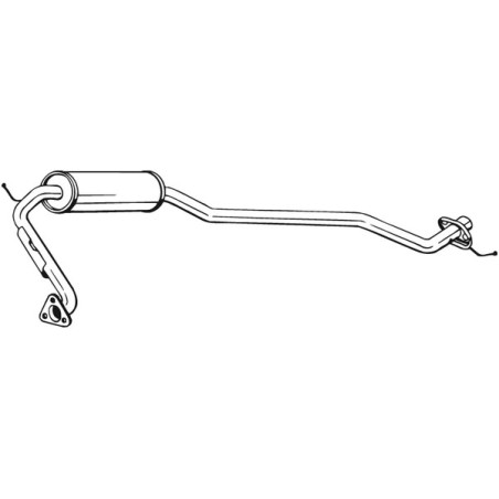 Silencieux intermédiaire BOSAL