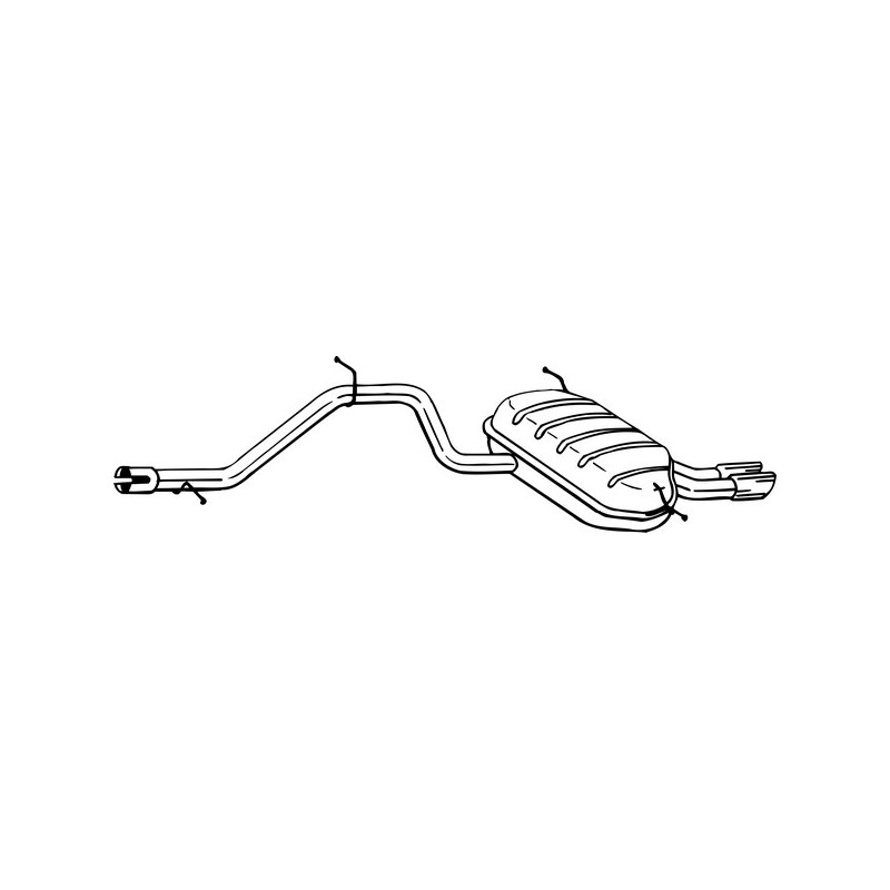 Silencieux arrière BOSAL