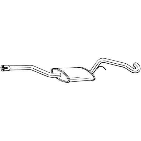 Silencieux intermédiaire BOSAL