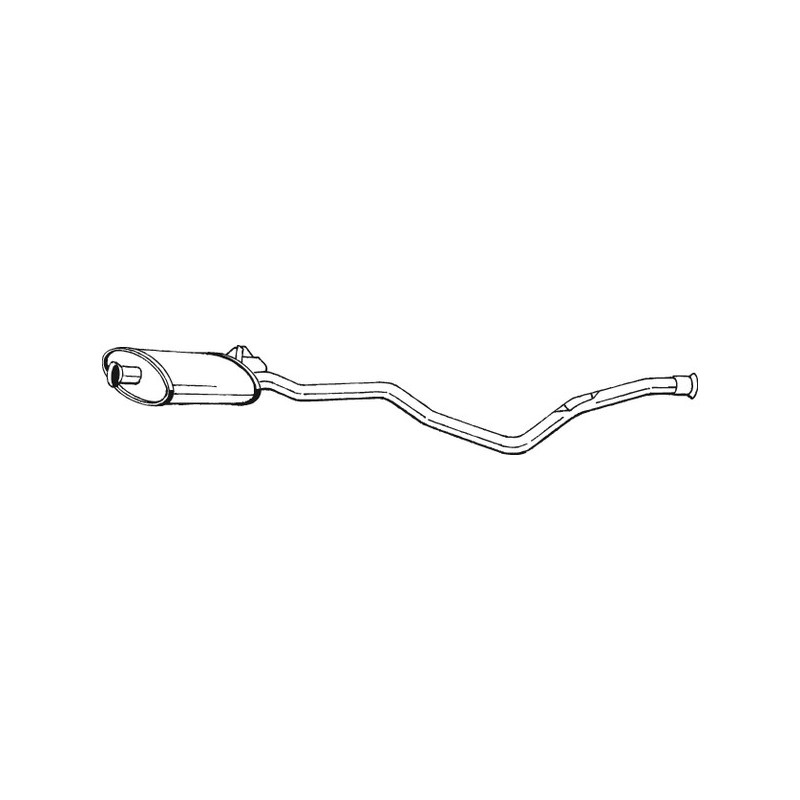 Silencieux intermédiaire BOSAL