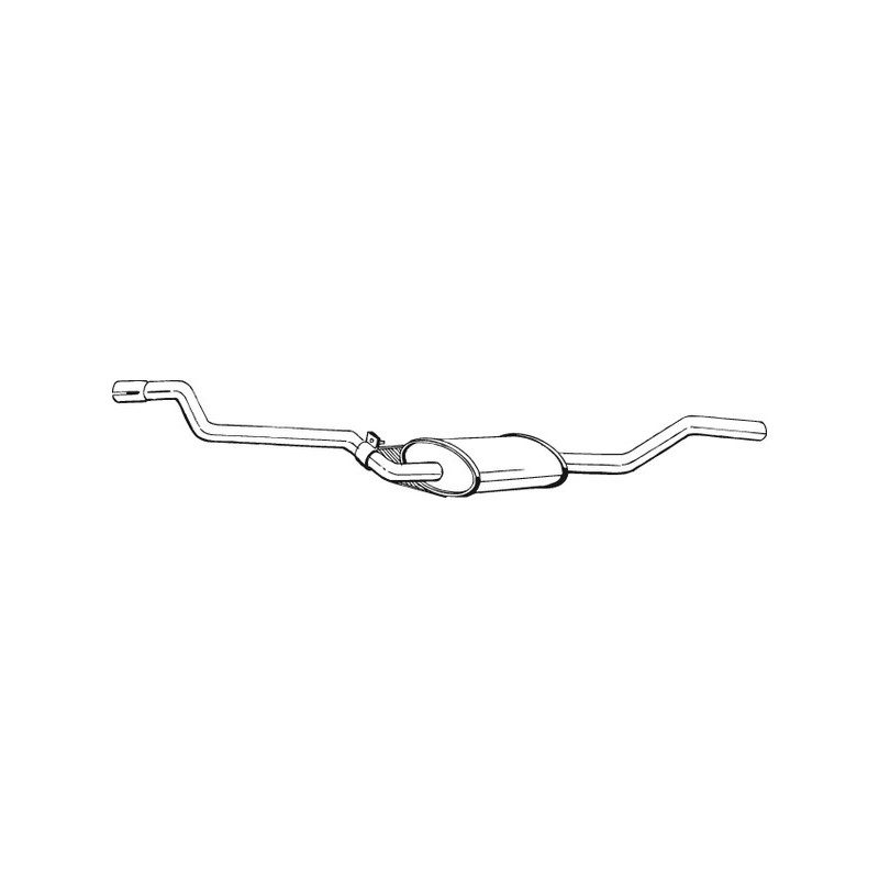 Silencieux intermédiaire BOSAL