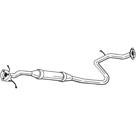 Silencieux intermédiaire BOSAL