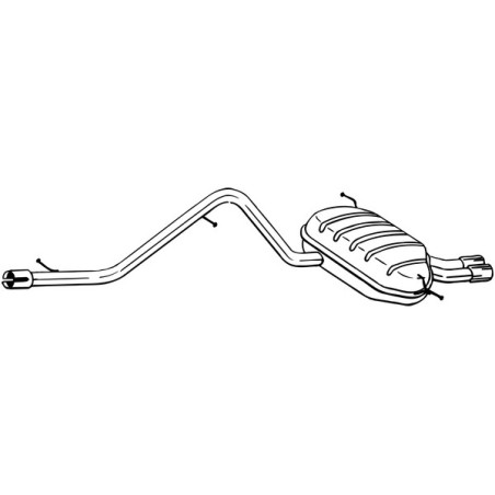 Silencieux arrière BOSAL