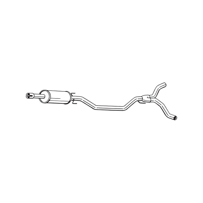 Silencieux intermédiaire BOSAL
