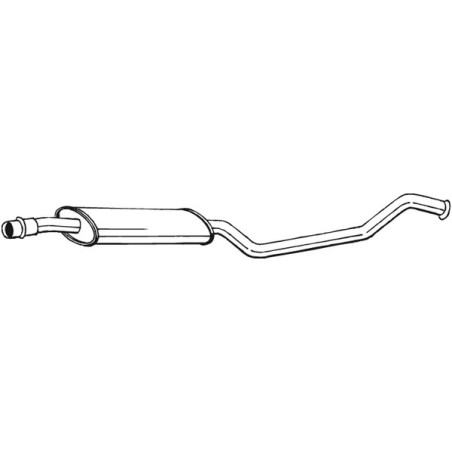 Silencieux intermédiaire BOSAL