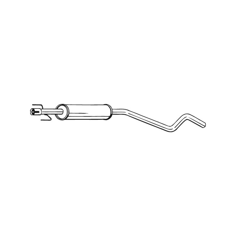 Silencieux intermédiaire BOSAL
